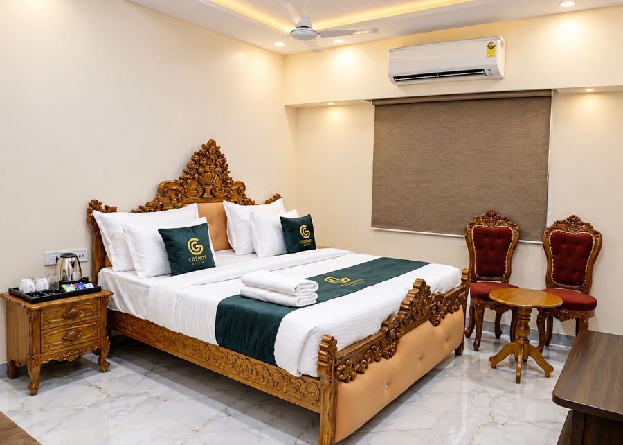 Kanha Shree By Cosmos Hotels,1980, Main Rd, Near Brilliant Convention Centre, Scheme No 136, Part I, Scheme No 114, Indore, Madhya Pradesh 452010,3 star