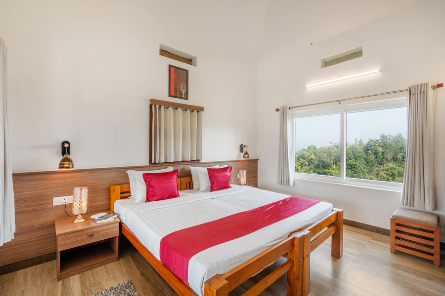 clouds view nature resort