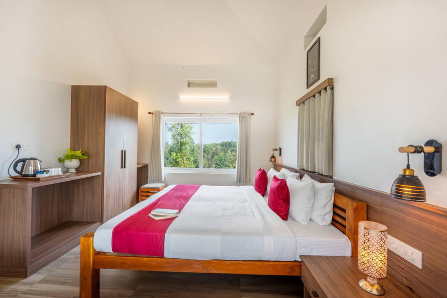 clouds view nature resort