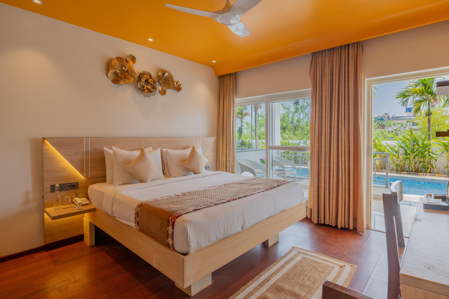 alaya stay gracias bleu retreat with sea views and restro close to ashvem beach
