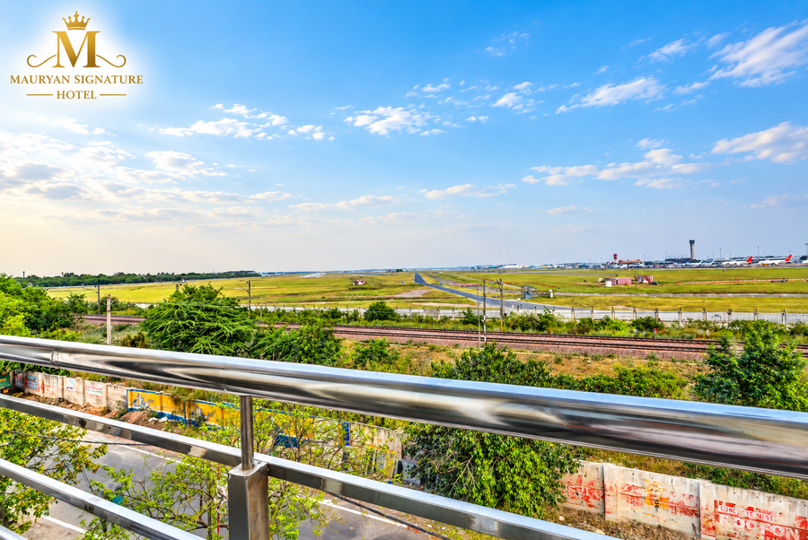 mauryan signature hotel with airport view