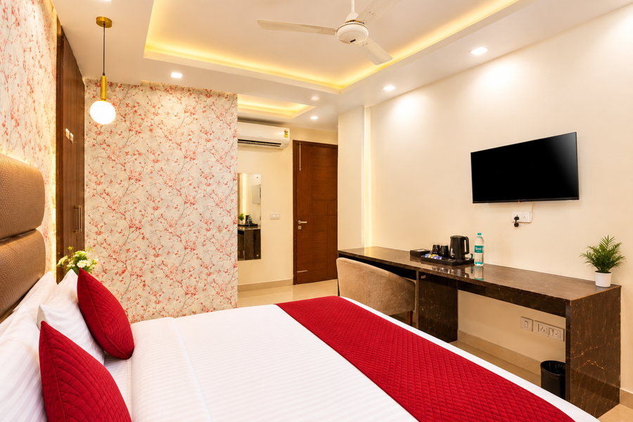 the bed and rock