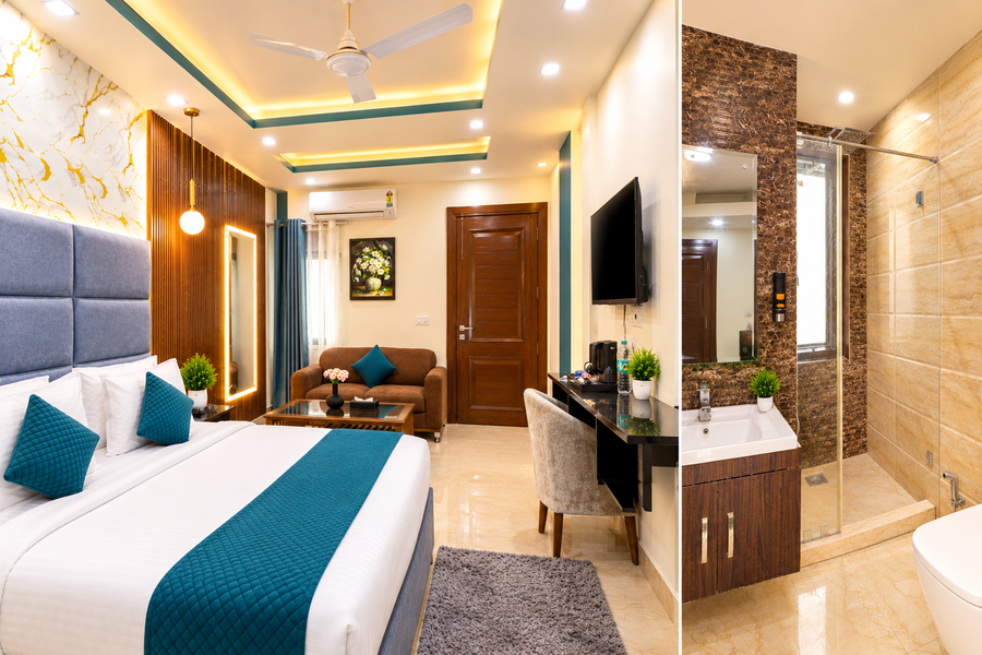 the bed and rock