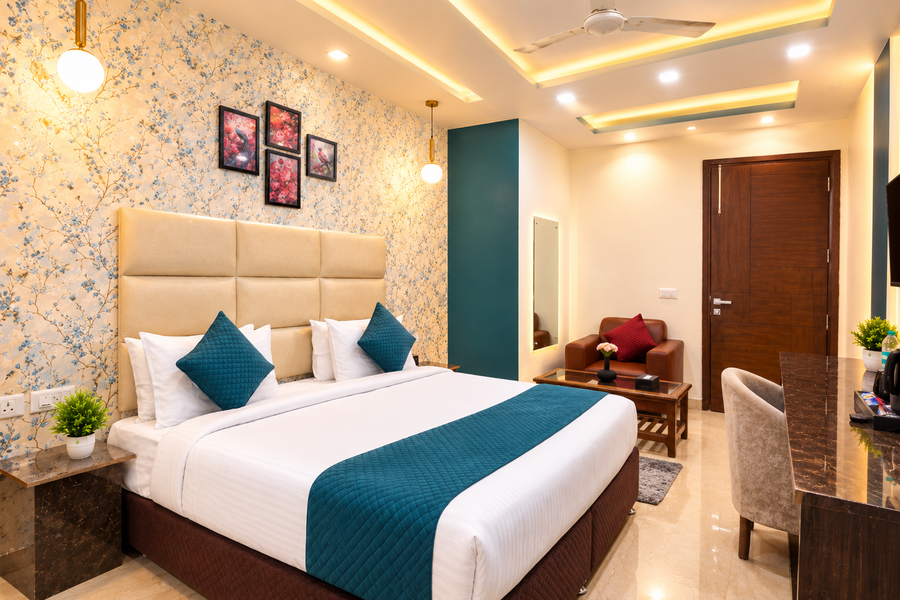 the bed and rock