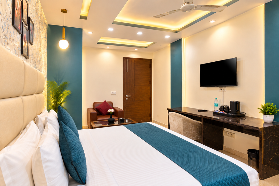 the bed and rock