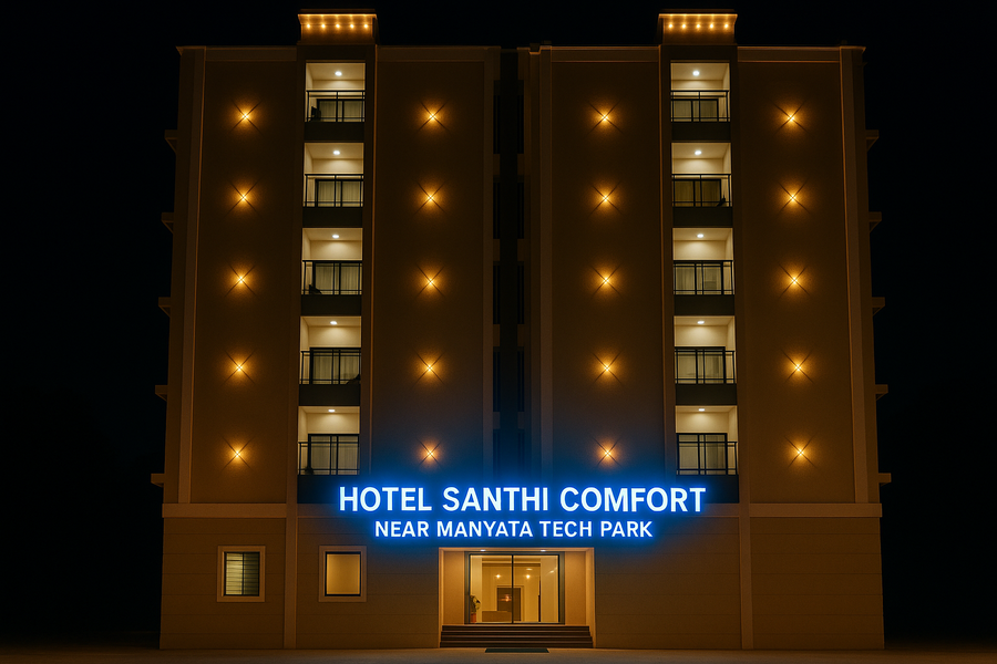 Hotel Santhi Comfort Near Manyata Tech Park,,3 star