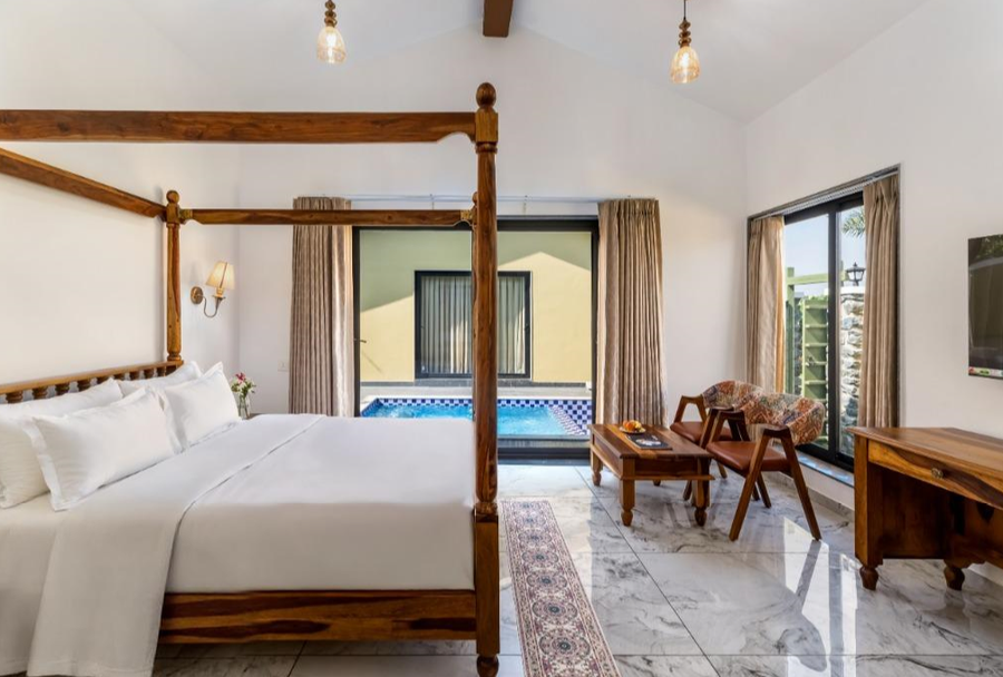 merriment private pool villas resort near mount abu road