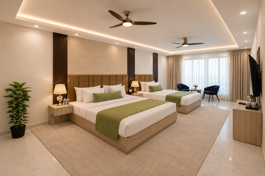 hotel east end delhi airport with free airport drop