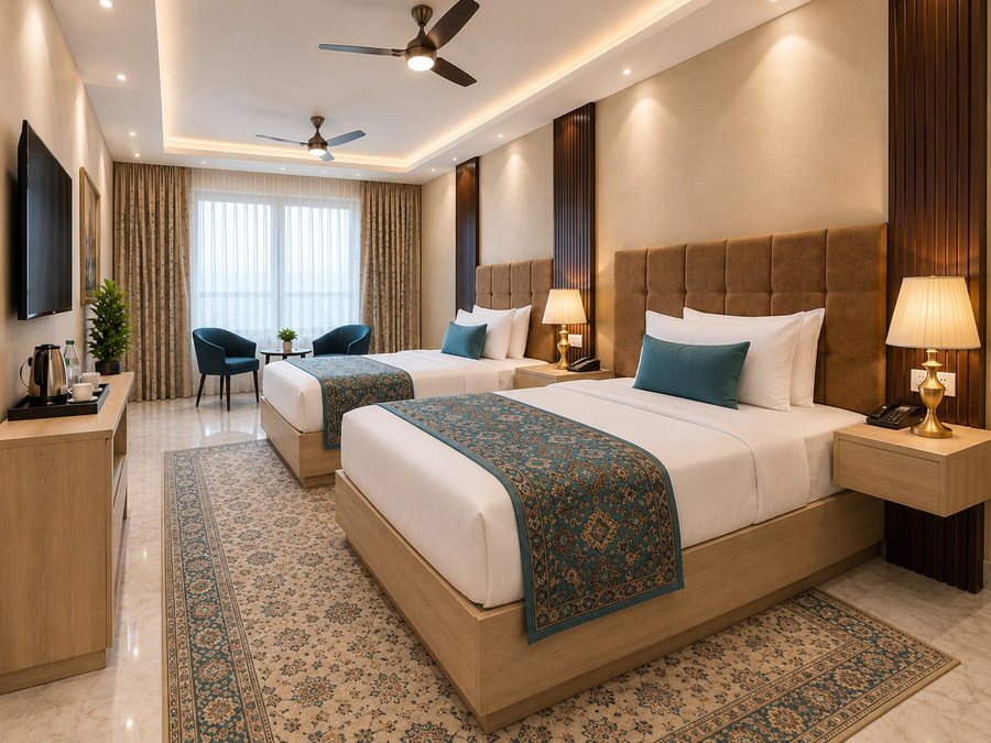 hotel east end delhi airport with free airport drop