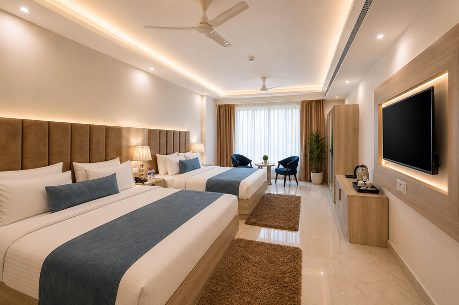 hotel east end delhi airport with free airport drop