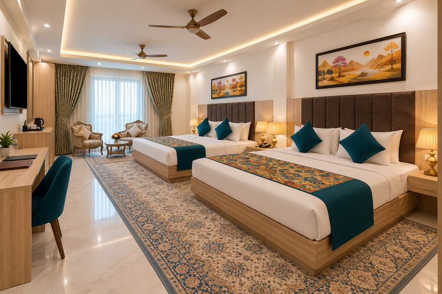 hotel east end delhi airport with free airport drop
