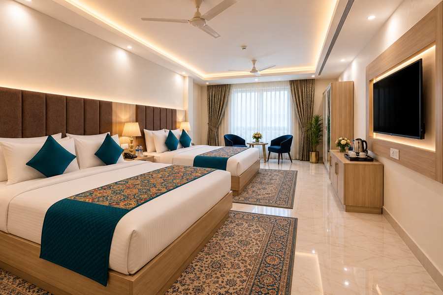 hotel east end delhi airport with free airport drop