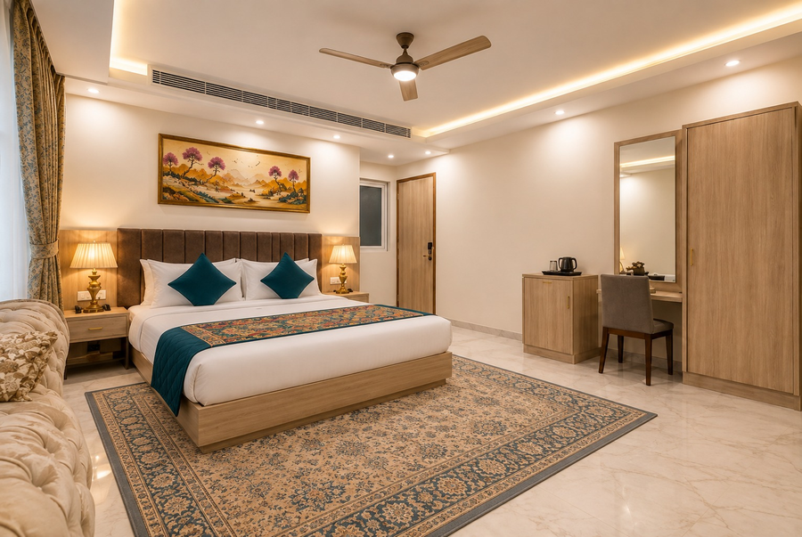 hotel east end delhi airport with free airport drop