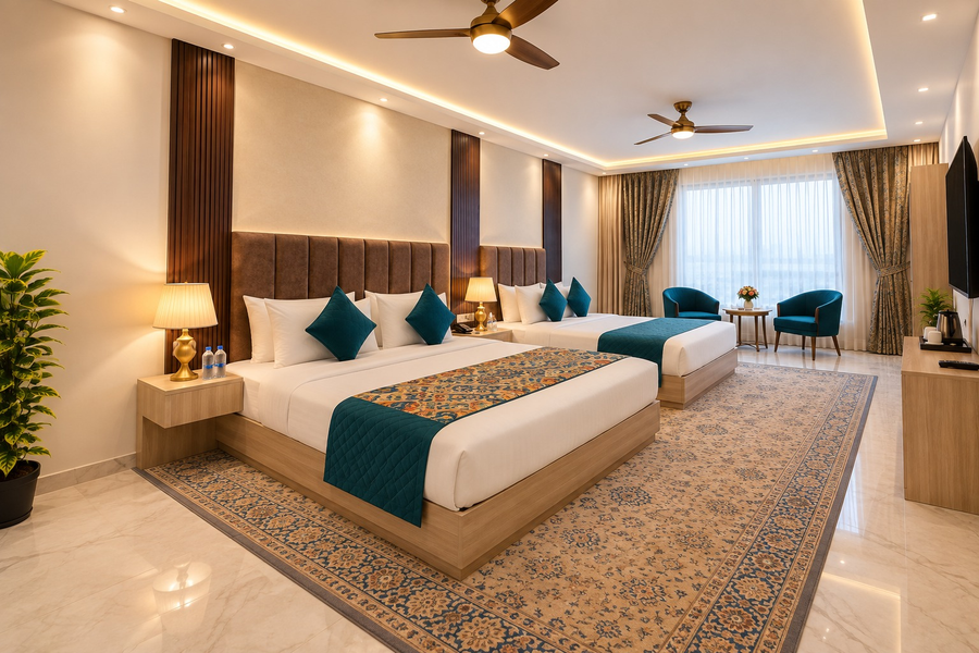 hotel east end delhi airport with free airport drop