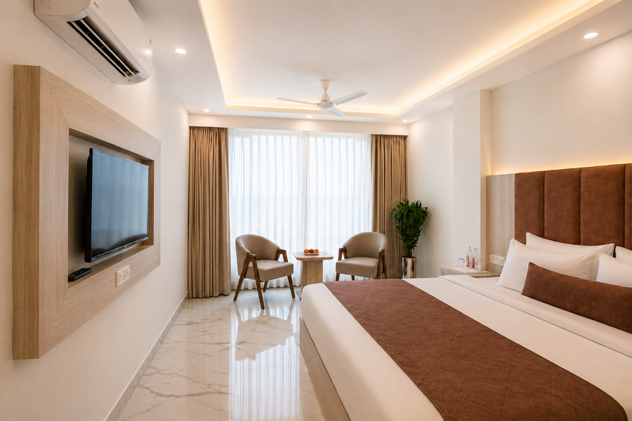 hotel east end delhi airport with free airport drop