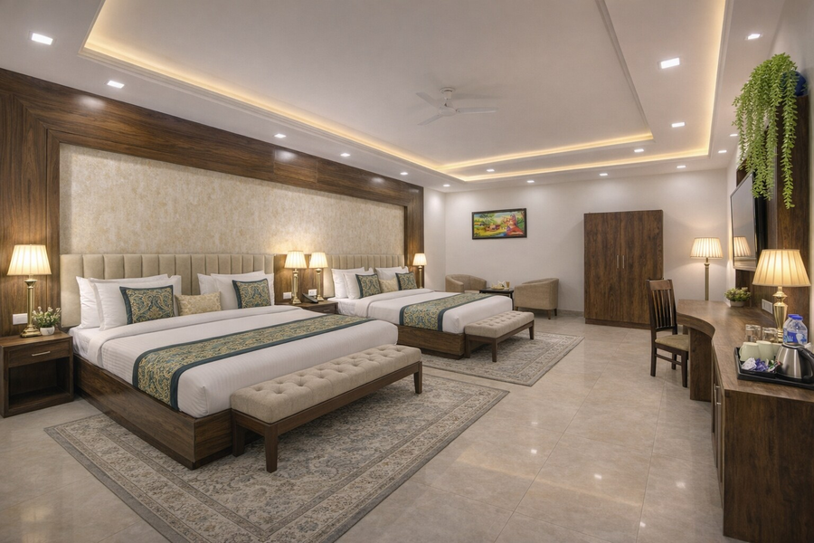 hotel park tree near igi delhi airport