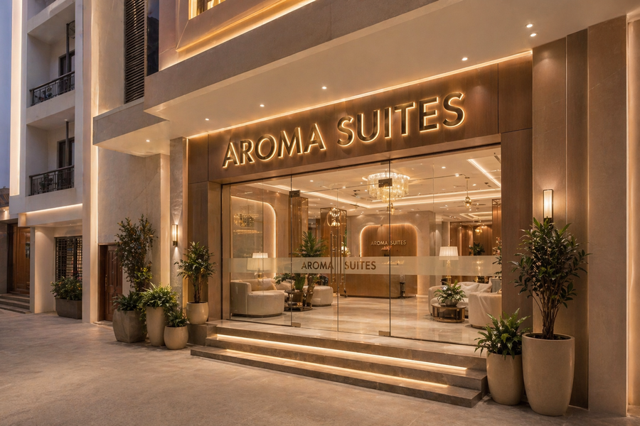 hotel aroma suites delhi airport