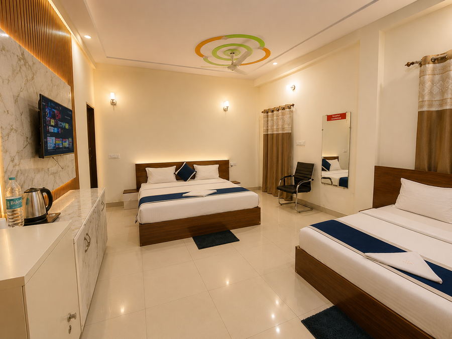 radhe shyam resort vrindavan by hrg