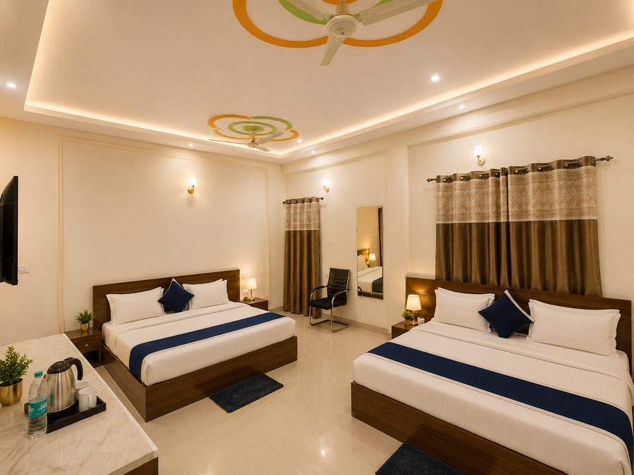 radhe shyam resort vrindavan by hrg