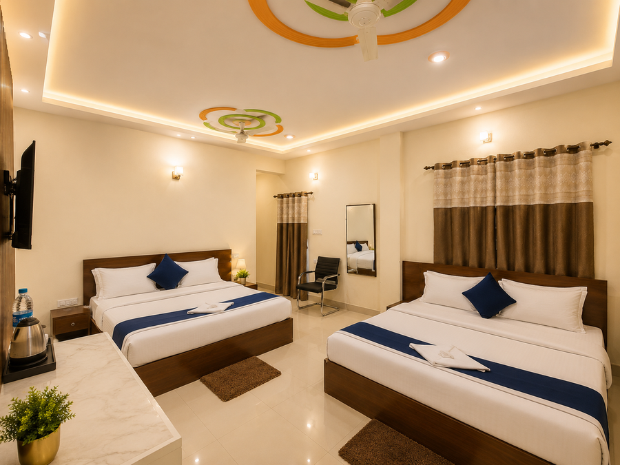 radhe shyam resort vrindavan by hrg