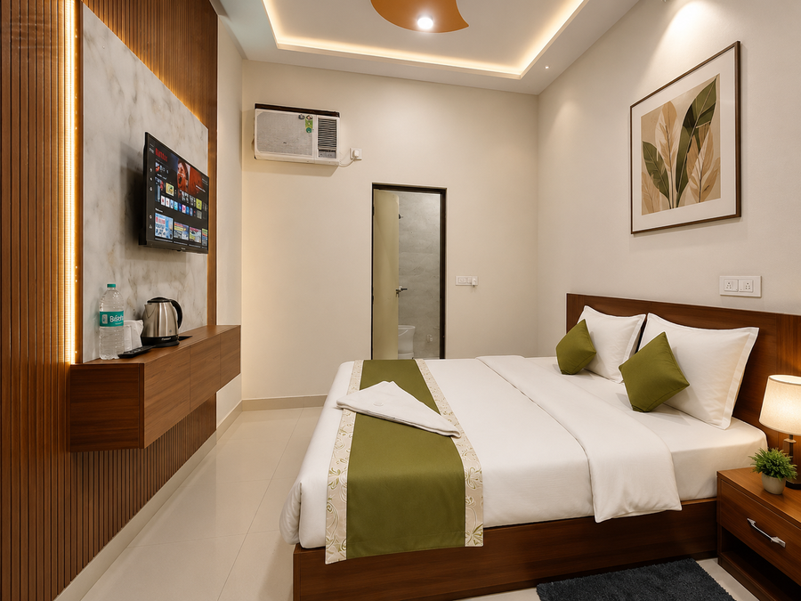 radhe shyam resort vrindavan by hrg