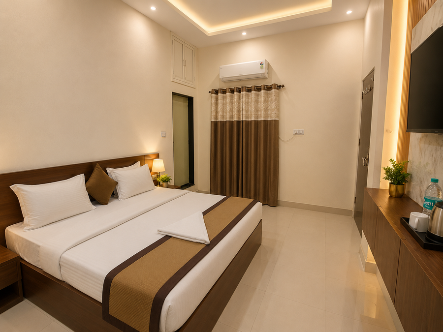 radhe shyam resort vrindavan by hrg
