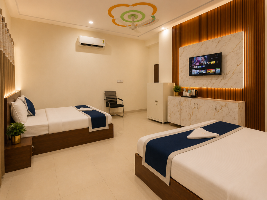 radhe shyam resort vrindavan by hrg