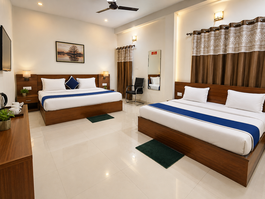 radhe shyam resort vrindavan by hrg