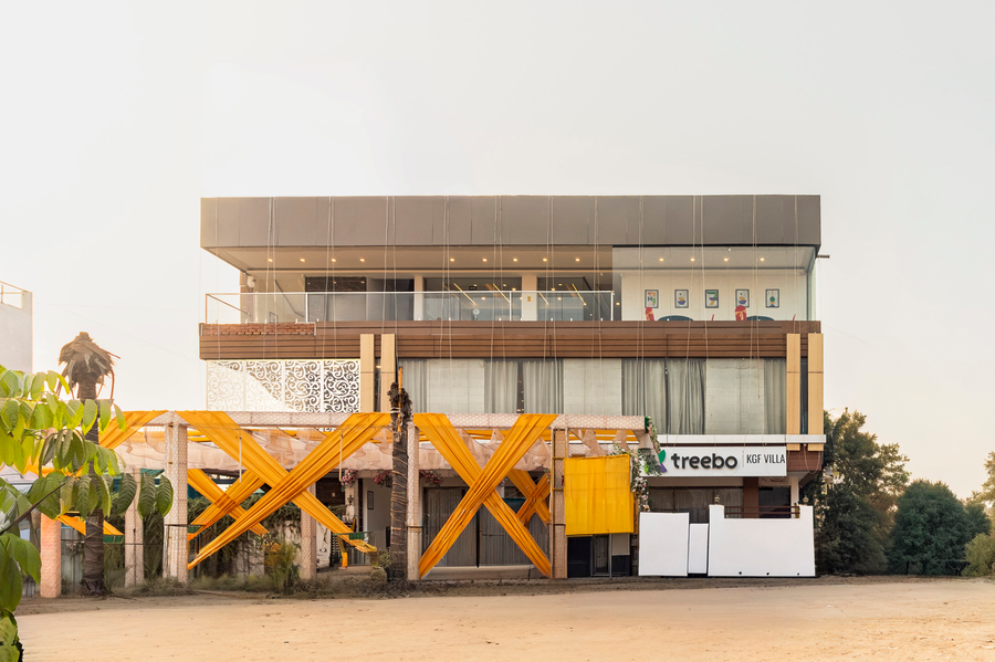 treebo kgf villa with swimming pool