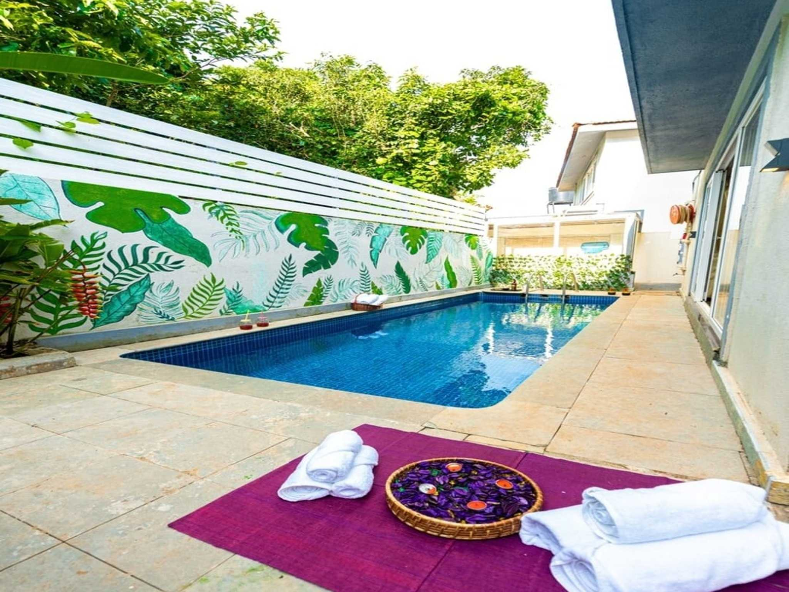 the infinity pool villa hotel by dancenter baga beach goa