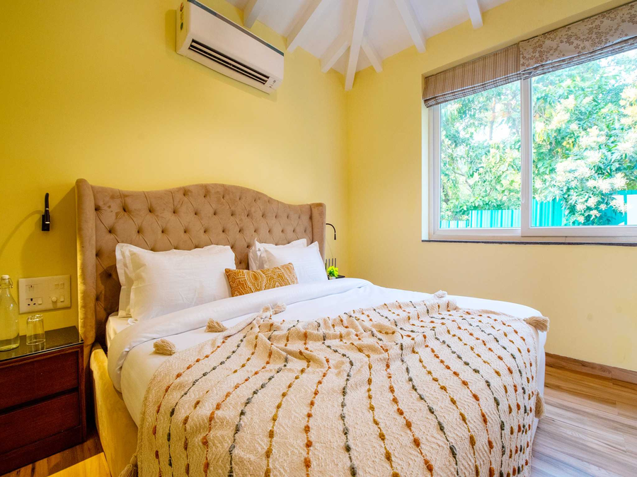 the infinity pool villa hotel by dancenter baga beach goa