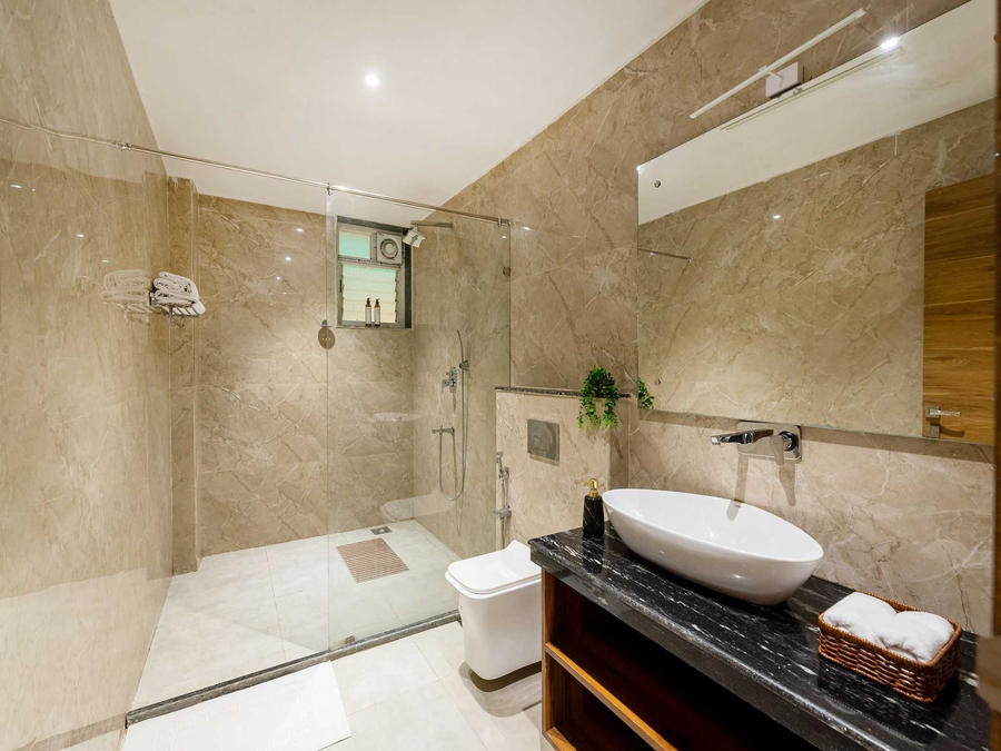 the infinity pool villa hotel by dancenter baga beach goa