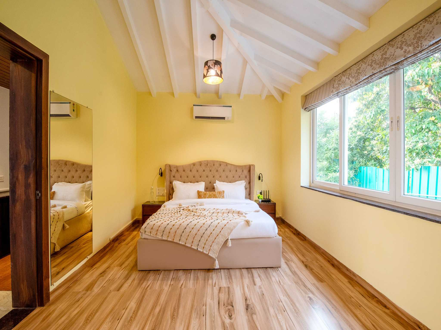 the infinity pool villa hotel by dancenter baga beach goa