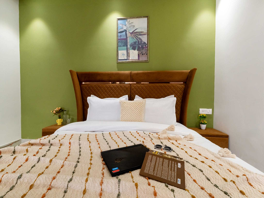 the infinity pool villa hotel by dancenter baga beach goa