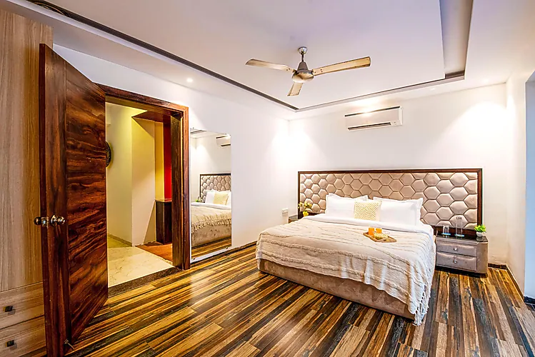 the infinity pool villa hotel by dancenter baga beach goa