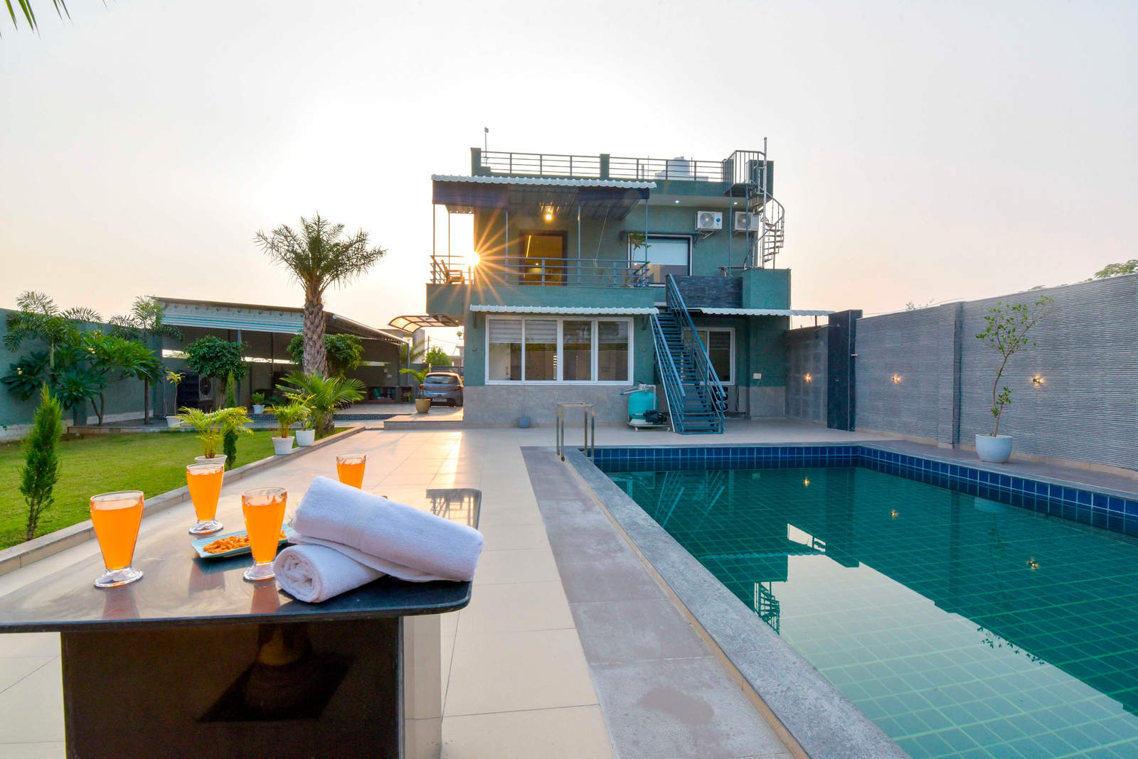 the hills stay villa by dancenter 3bhk pvt pool kishangarh