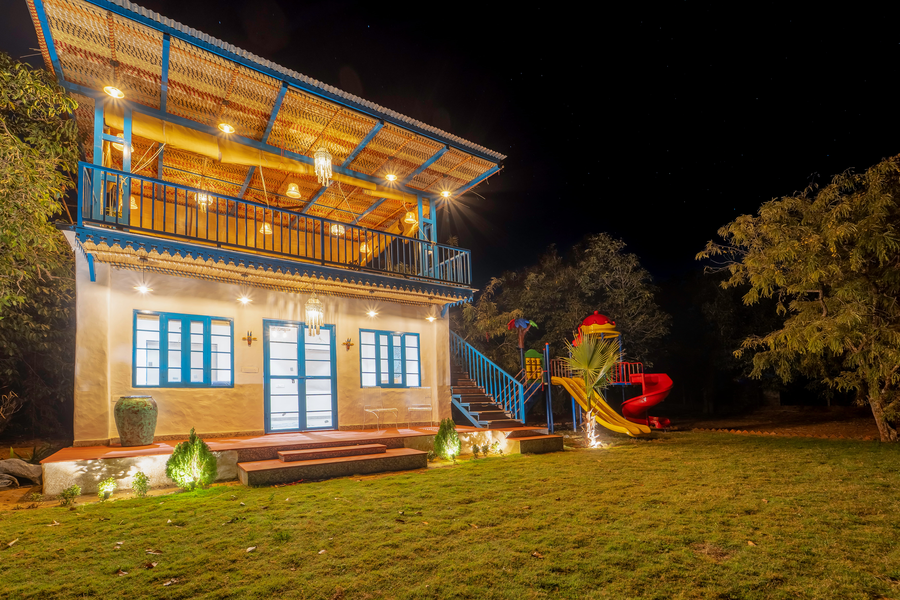 geeta bagh luxury farm stay with private pool villa in pushkar