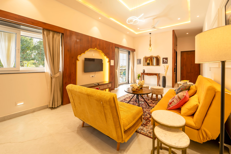 geeta bagh luxury farm stay with private pool villa in pushkar