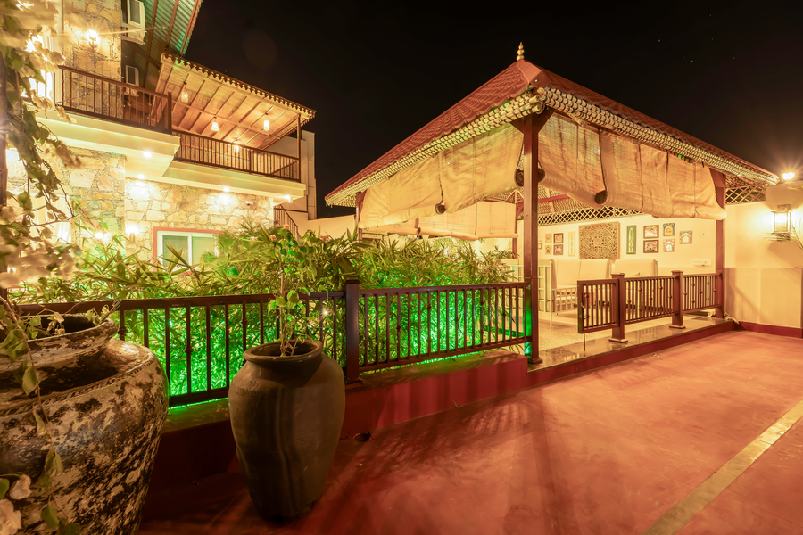 geeta bagh luxury farm stay with private pool villa in pushkar