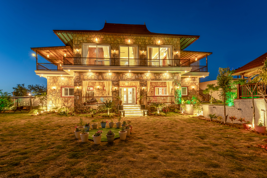 geeta bagh luxury farm stay with private pool villa in pushkar