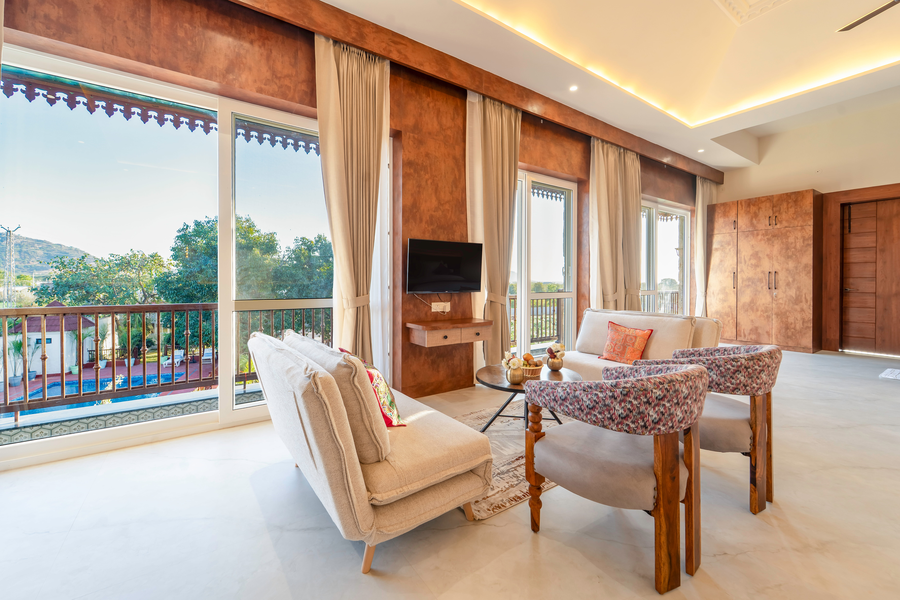 geeta bagh luxury farm stay with private pool villa in pushkar