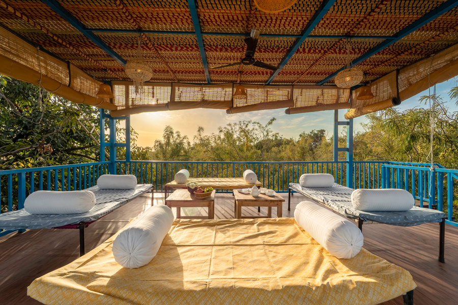 geeta bagh luxury farm stay with private pool villa in pushkar