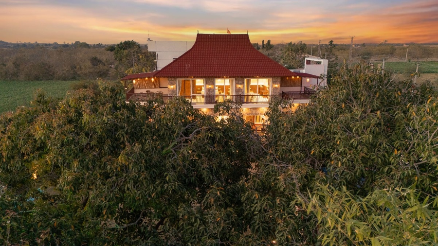 geeta bagh luxury farm stay with private pool villa in pushkar