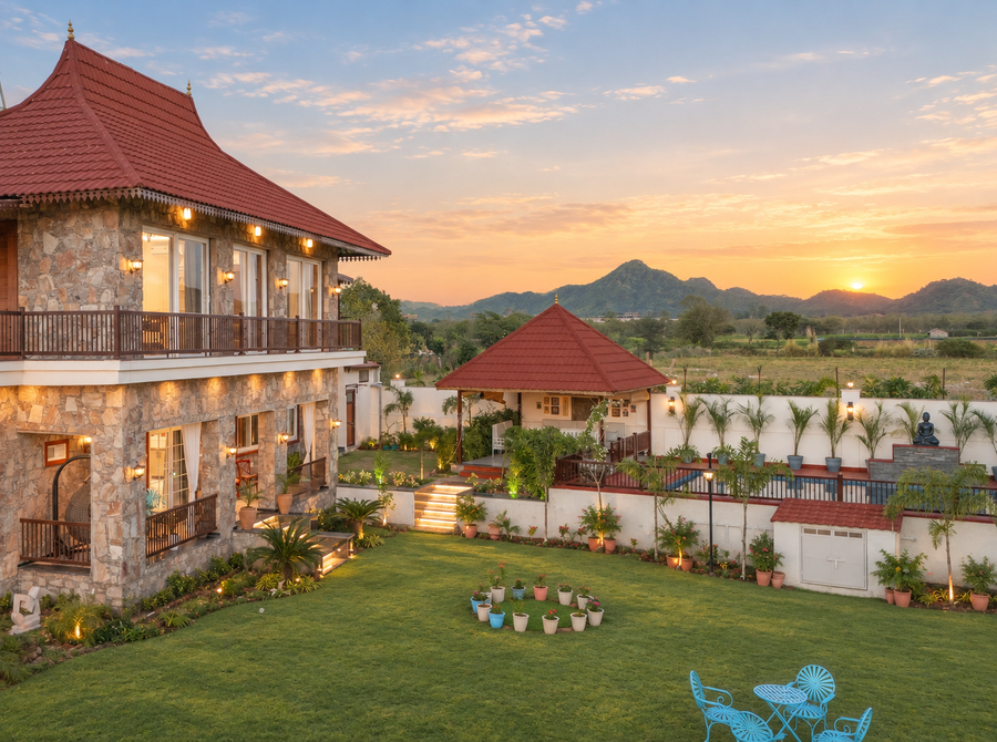Geeta Bagh Estate - Luxury Farm Retreat With Pool, Pushkar,Pushkar, Pushkar,5 star