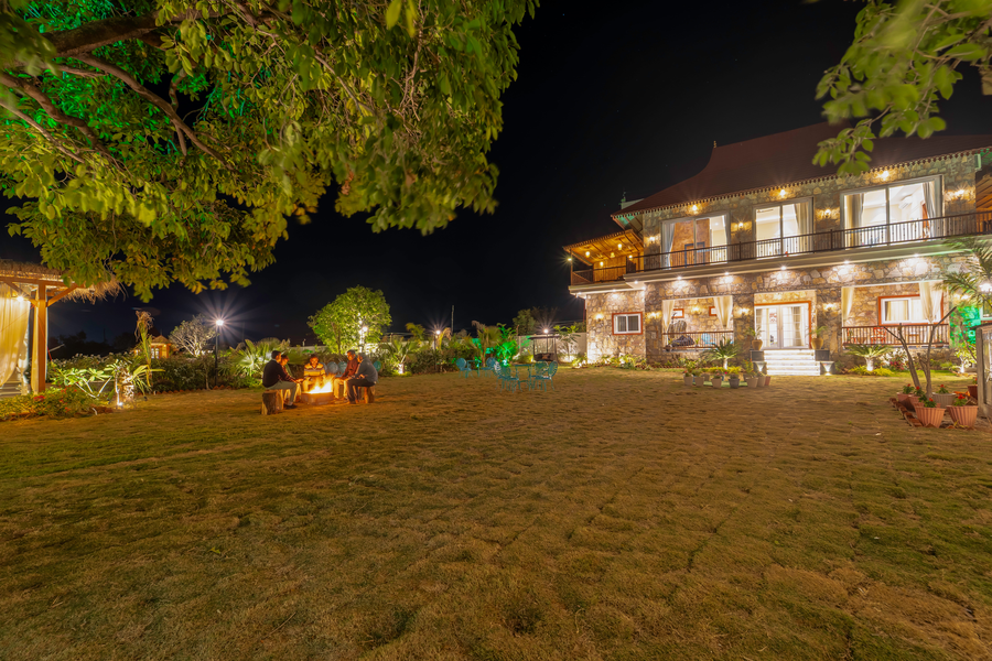 geeta bagh luxury farm stay with private pool villa in pushkar