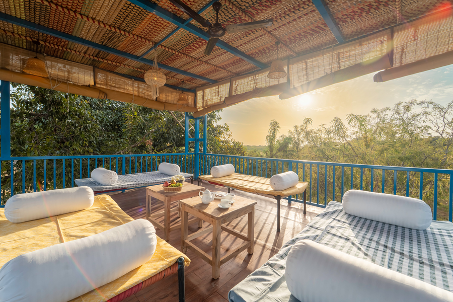 geeta bagh luxury farm stay with private pool villa in pushkar