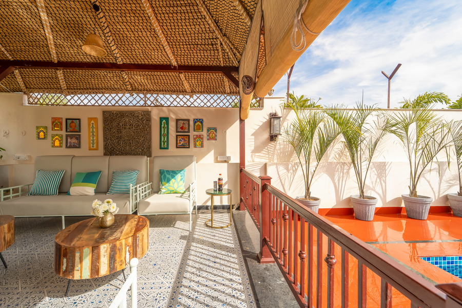 geeta bagh luxury farm stay with private pool villa in pushkar