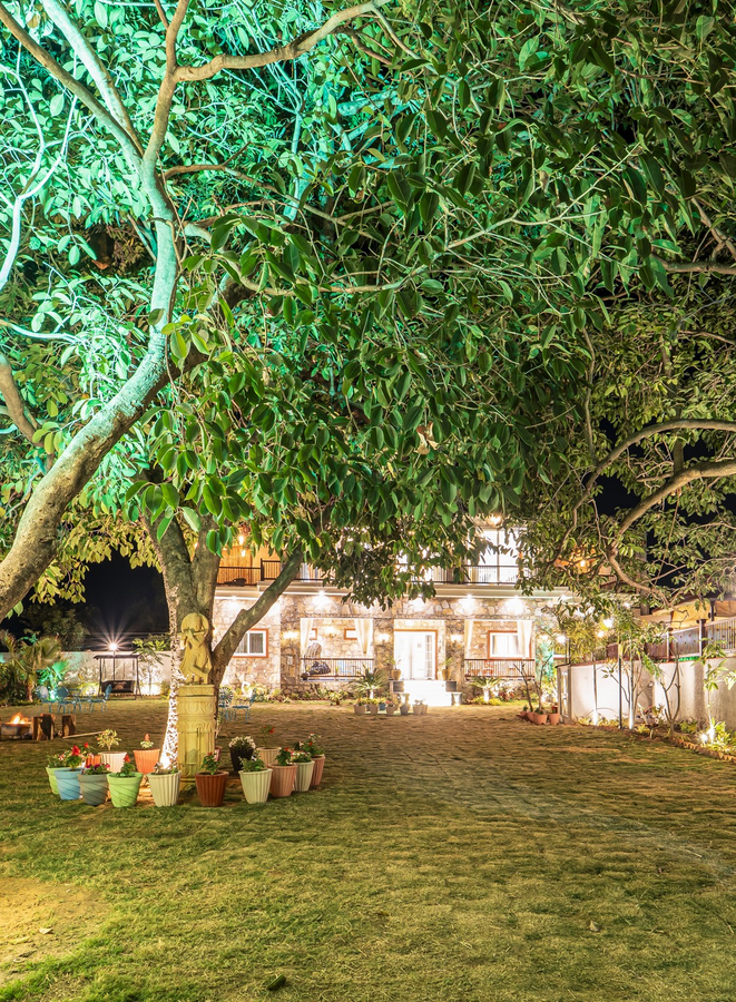 geeta bagh luxury farm stay with private pool villa in pushkar