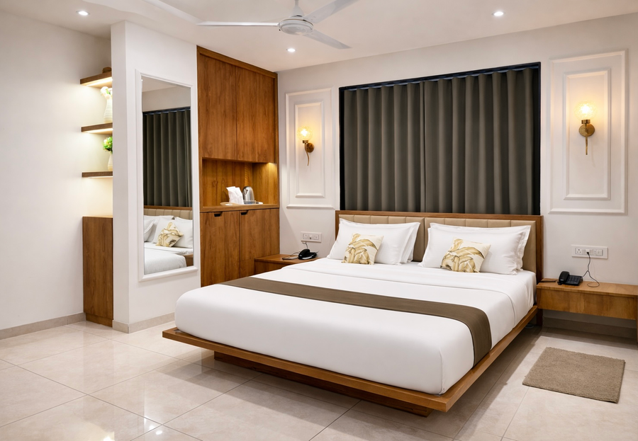 Raw Leaves – Premium Family & Business Hotel Near Rajkot Railway Station..,,3 star