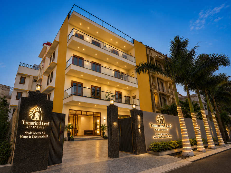 tamarind leaf residency noida sector 50 metro and spectrum mall
